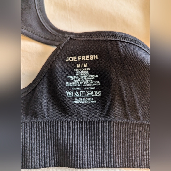 3/$20! Joe Fresh High Impact Sports Bra - Picture 8 of 10